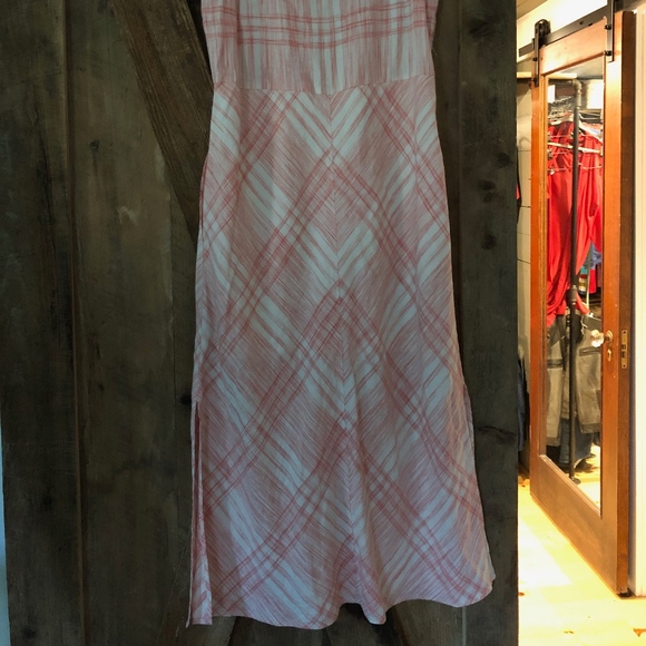 Linen dress - J.Jill Medium - Long with side slit - Picture 4 of 6